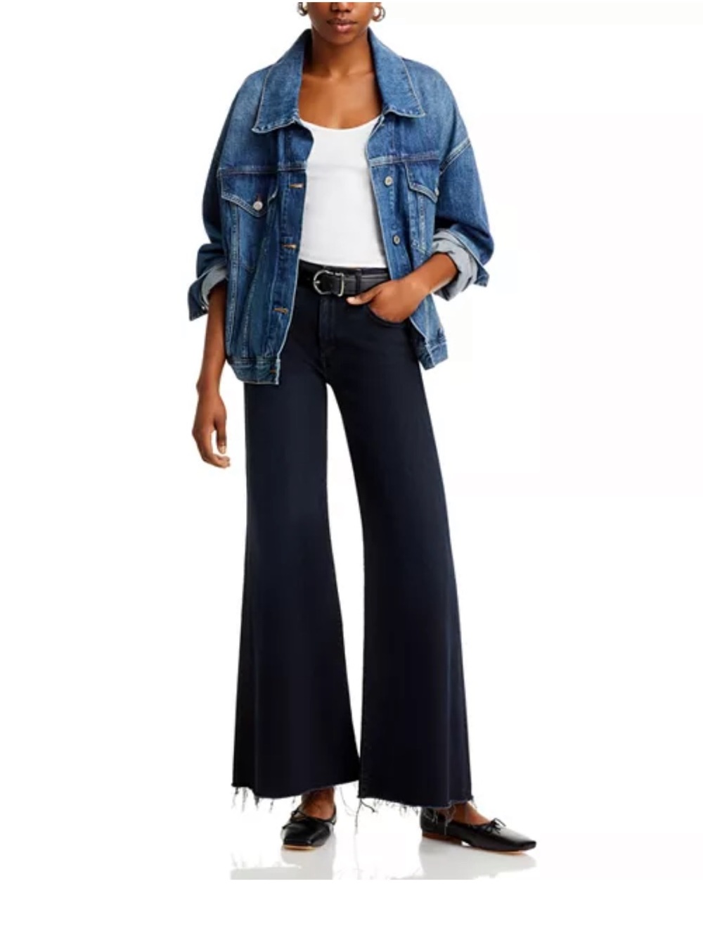 Mother The Roller Fray Jeans in Night In Venice